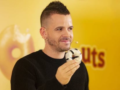 Dabiz Muñoz, durante la presentación del donutXO.