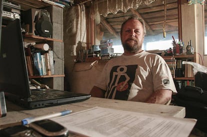 Martin Verfondern at home in September 2009.