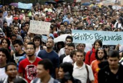 Protestas en Colombia