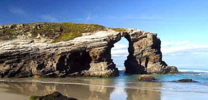 Playa de las Catedrales, en Lugo.