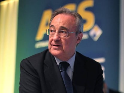 El presidente de ACS, Florentino Pérez.