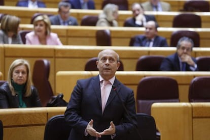 El ministro de Educaci&oacute;n, Jos&eacute; Ignacio Wert, en el Congreso de los Diputados. 