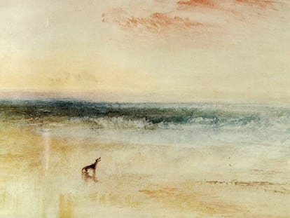 'Amanecer después del naufragio', de William Turner.