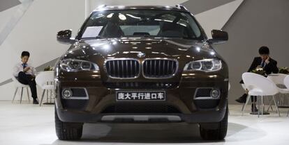 Un BMW X6 en una imagen reciente de una feria automovilística en Pekín.