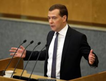 El primer ministro ruso, Dmitry Medvedev. EFE/Archivo