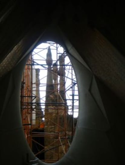 Mecanotubo es la compa&ntilde;&iacute;a encargada de gestionar los andamios de la bas&iacute;lica de la Sagrada Familia, en Barcelona.