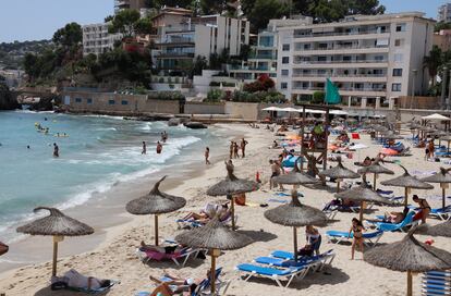 La playa de Cala Major, en Mallorca, el pasado agosto.