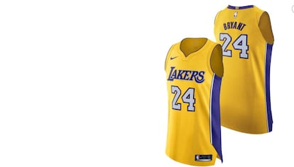 Camiseta de Kobe Bryant, de la NBA, por 225 euros.