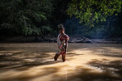 Reina Trans del Río Tuluní 2022, en Chaparral, Tolima, el 9 de abri de 2022.