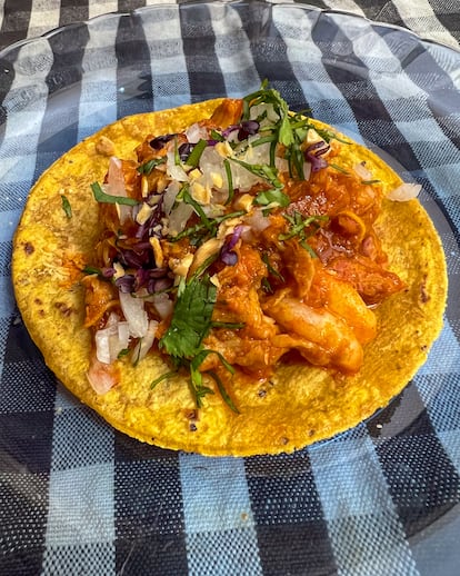 El guiso de mar y montaña de mi abuela convertido en taco