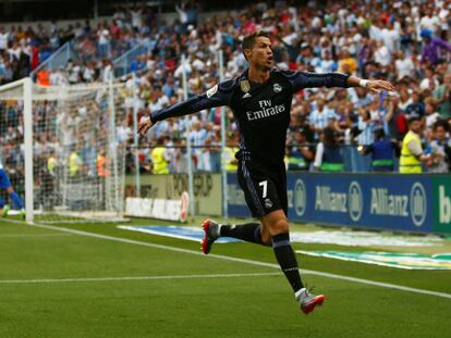 Cristiano Ronaldo abriu o placar para o Real.