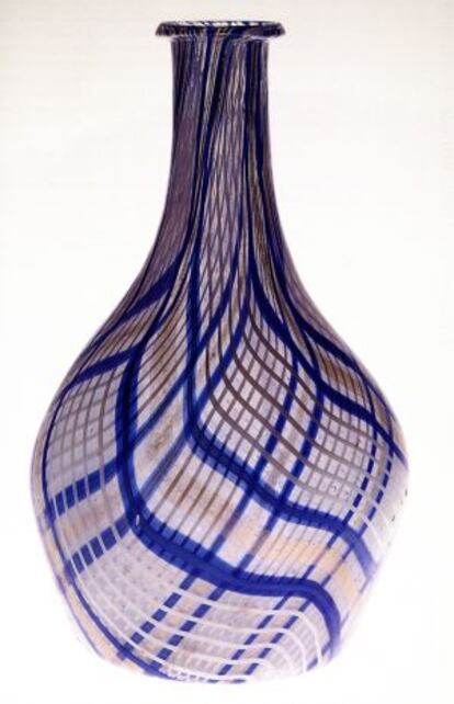 Botella policromada de Pietro Bigaglia, de 1846.