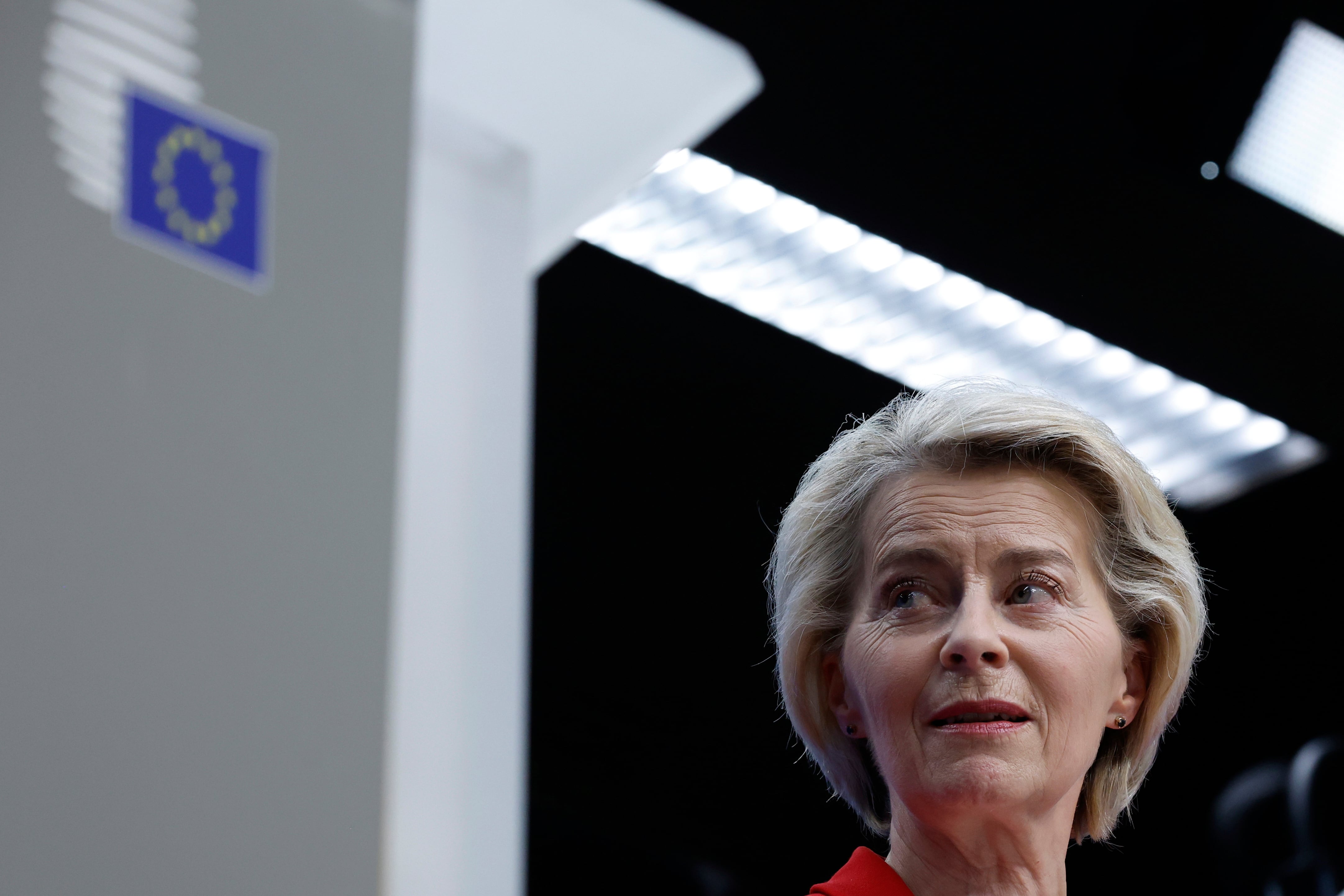 La presidenta de la Comisión Europea, Úrsula von der Leyen.