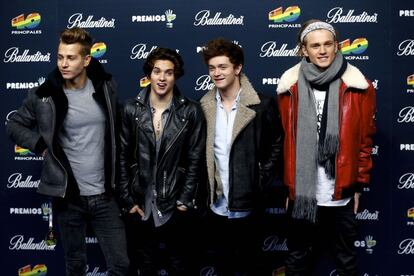 El grupo musical 'The Vamps'.