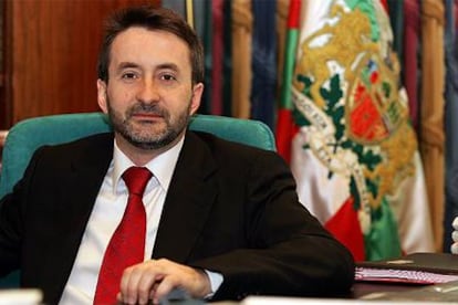 Josu Jon Imaz, en un momento de la entrevista.