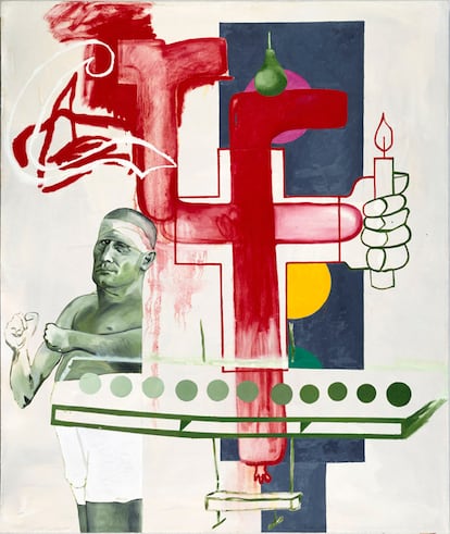 1988. Óleo sobre lienzo. 240 x 200 cm. Nicolas Berggruen Charitable Trust. © Estate Martin Kippenberger, Galerie Gisela Capitain, Cologne.