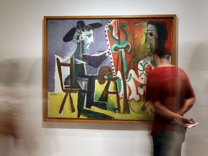 &#039;O pintor e a modelo&#039;, de 1963, no CCBB.