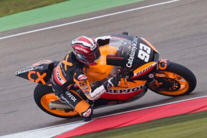 Marc Márquez, durante la carrera.