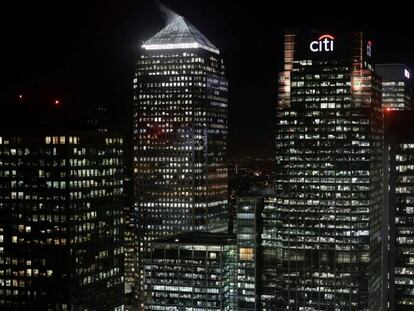 Edificio de Citibank en Canary Wharf (Londres).