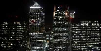 Edificio de Citibank en Canary Wharf (Londres).