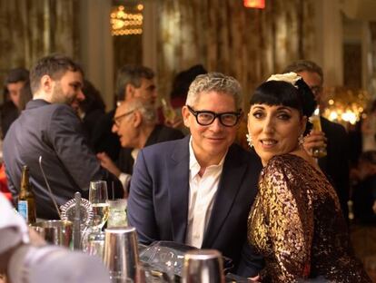 Boris Izaguirre y Rossy de Palma, en la inauguracin del Hotel Faena en Miami.