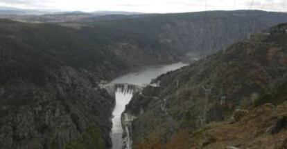 Embalse gestionado por Iberdrola en el Sil, en Ourense.