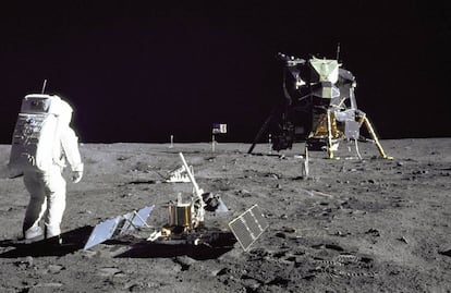 As imagens dos astronautas norte-americanos na Lua são um dos temas favoritos nas teorias da conspiração.