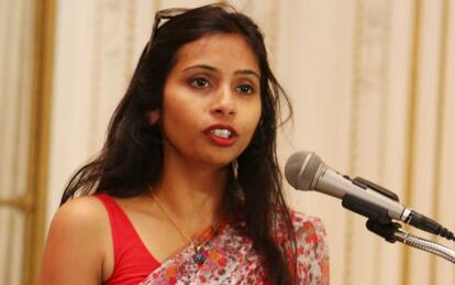 La exvicec&oacute;nsul india en Nueva York, Devayani Khobragade