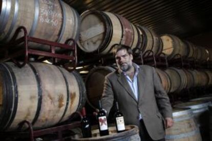 Daniel García, dueño de la bodega El Regajal, en Aranjuez.