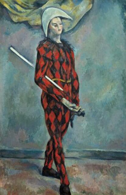'Arlequín' de Paul Cézanne que forma parte de la exposición 'Cézanne y el pasado'.