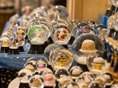 Una imagen del taller-museo en Viena de la familia Perzy, donde se inventaron las bolas de nieve.