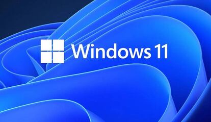 Logo Windows 11 con fondo azul