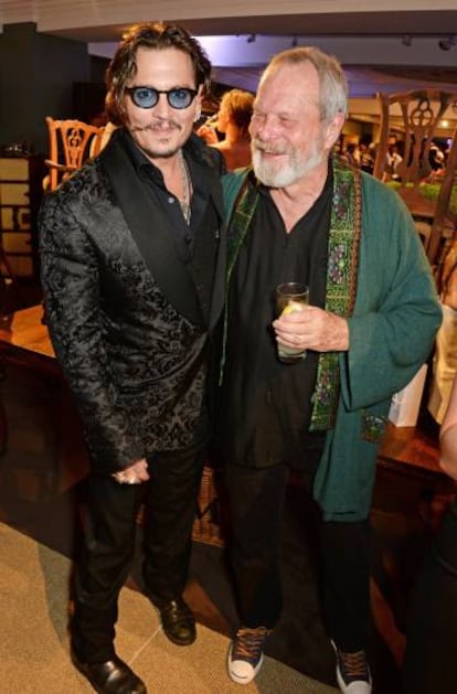 Johnny Depp y Terry Gilliam.