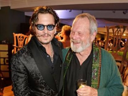 Johnny Depp y Terry Gilliam.