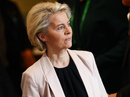 Ursula von der Leyen, este sábado en la Conferencia de Seguridad celebrada en Múnich.