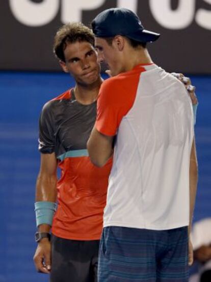 Nadal consuela a Tomic