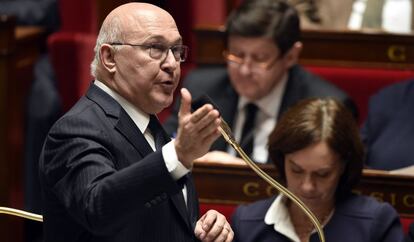 El ministro francés de Finanzas, Michel Sapin.