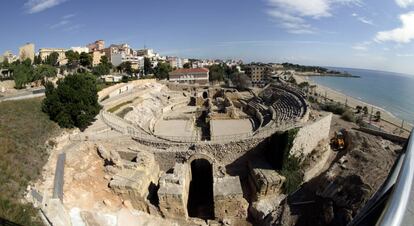 El anfiteatro de Tarragona, donde presuntamente ocurrieron los hechos.