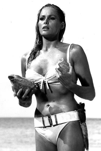 Ursula Andress en &#39;007 contra el Doctor No&#39;, en 1962.