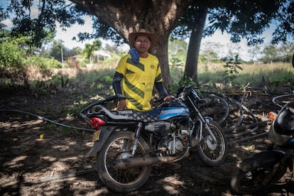 Farmer Mario Chamorro in San José de Uré (Colombia).