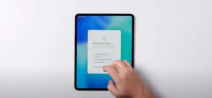 Posible pantalla del futuro tablet iPad Pro M5 de Apple