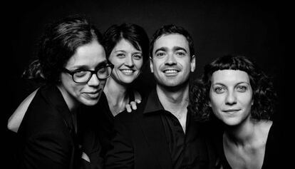 Els integrants del Dalia Quartet.