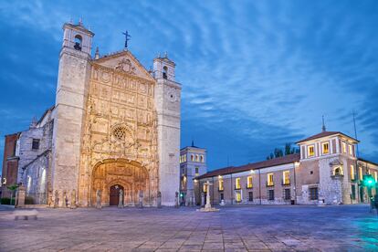 La iglesia de San Pablo, en la plaza del mismo nombre en la ciudad de Valladolid.