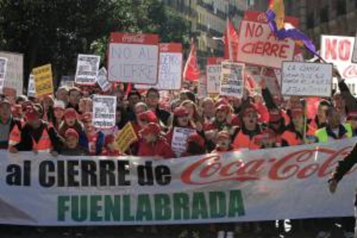 CCOO avanza una gran manifestación para el día 15 contra el ERE de Coca ...