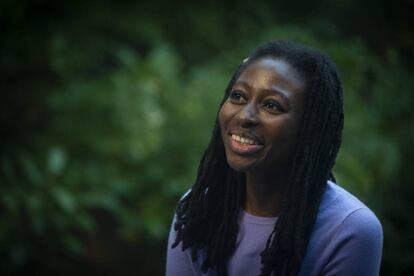 La novelista británica Helen Oyeyemi, el pasado noviembre en Barcelona. 