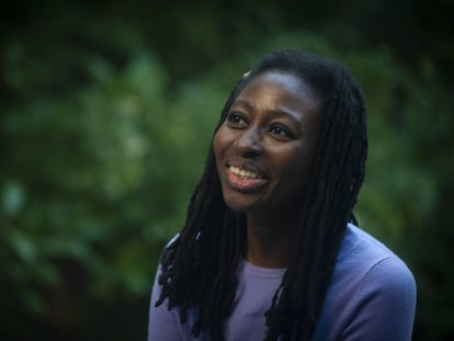 La novelista británica Helen Oyeyemi, el pasado noviembre en Barcelona. 