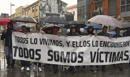 Exseminaristas piden que se investiguen los casos de abusos, en Astorga en 2017.