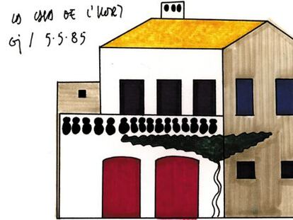 Dibuix de Gaspar Jaén i Urban.