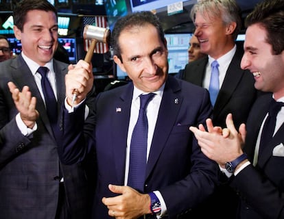 El empresario Patrick Drahi, en una imagen de junio de 2017 en la Bolsa de Nueva York.