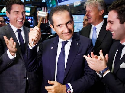 El empresario Patrick Drahi, en una imagen de junio de 2017 en la Bolsa de Nueva York. 